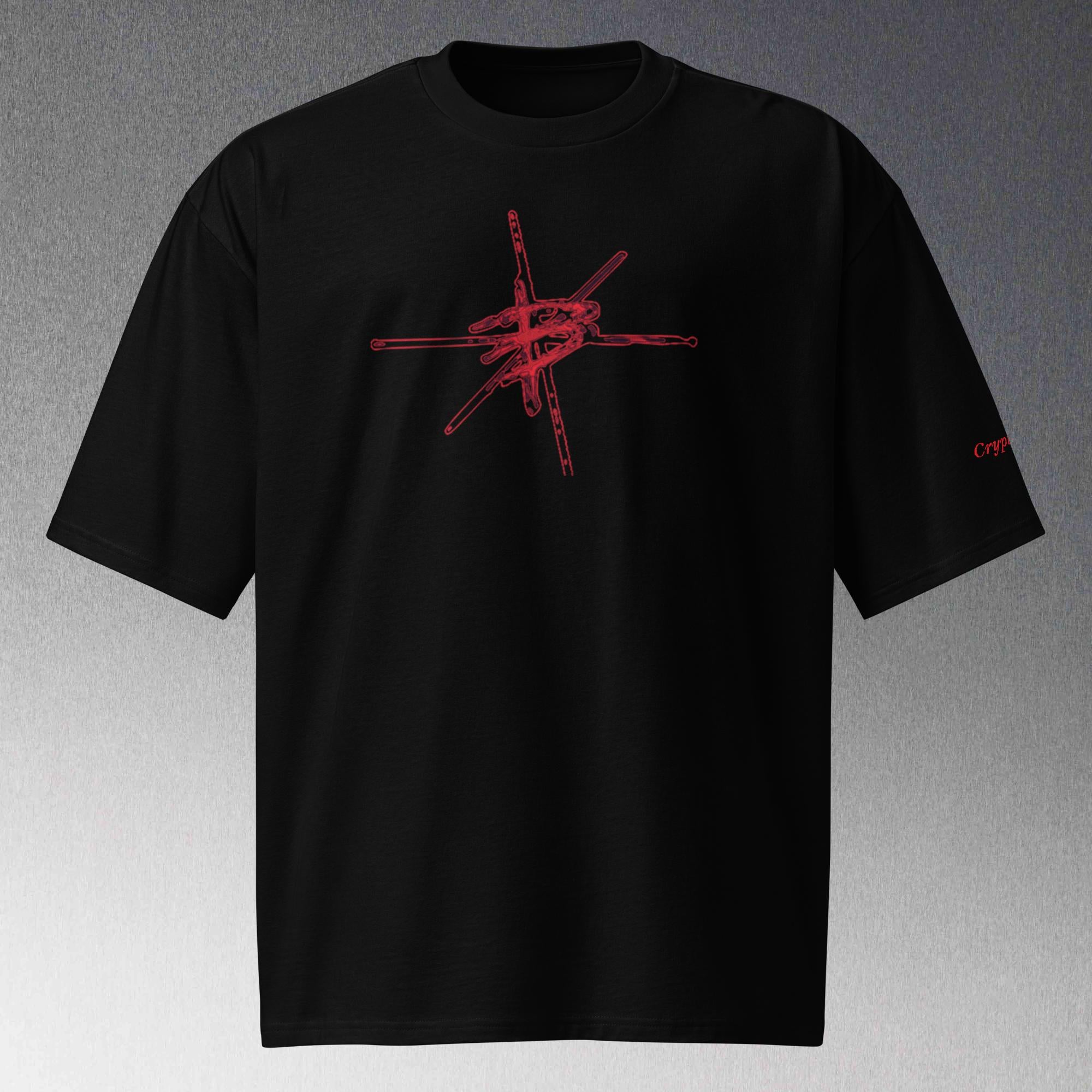 ★LECYTO★Destroyed Oversized Logo T-shirt★ Broken Oversized Unisex Tee – MALACHIZA