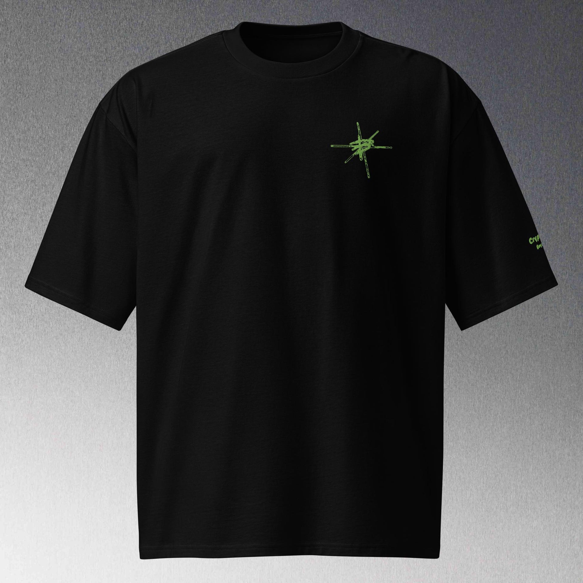 CRYPTOAIREBOYSCLUB - oversized t-shirt green – CryptoaireBoysClub Inc.